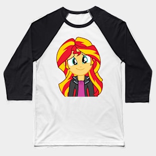 Rainbow Rocks Sunset Shimmer 2 Baseball T-Shirt